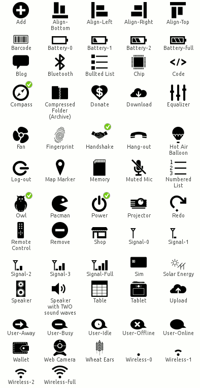 Proposed Emoji icons for desktop, and mobile environments